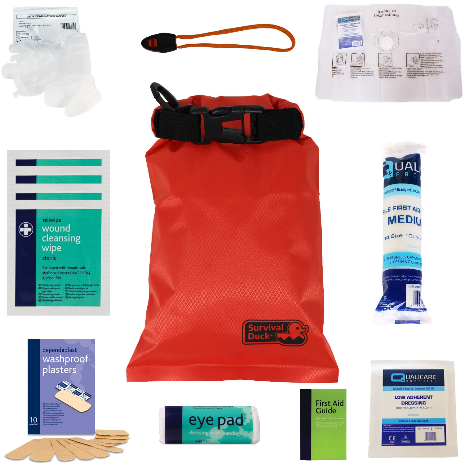 Essential Waterproof Outdoor First Aid Kit - Survival Duck